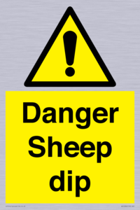 Danger Sheep dip